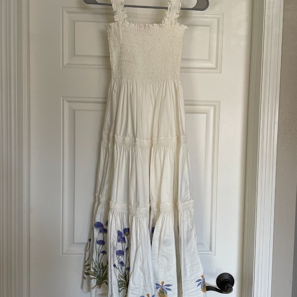 Tory Burch Floral Embroidered Dress
